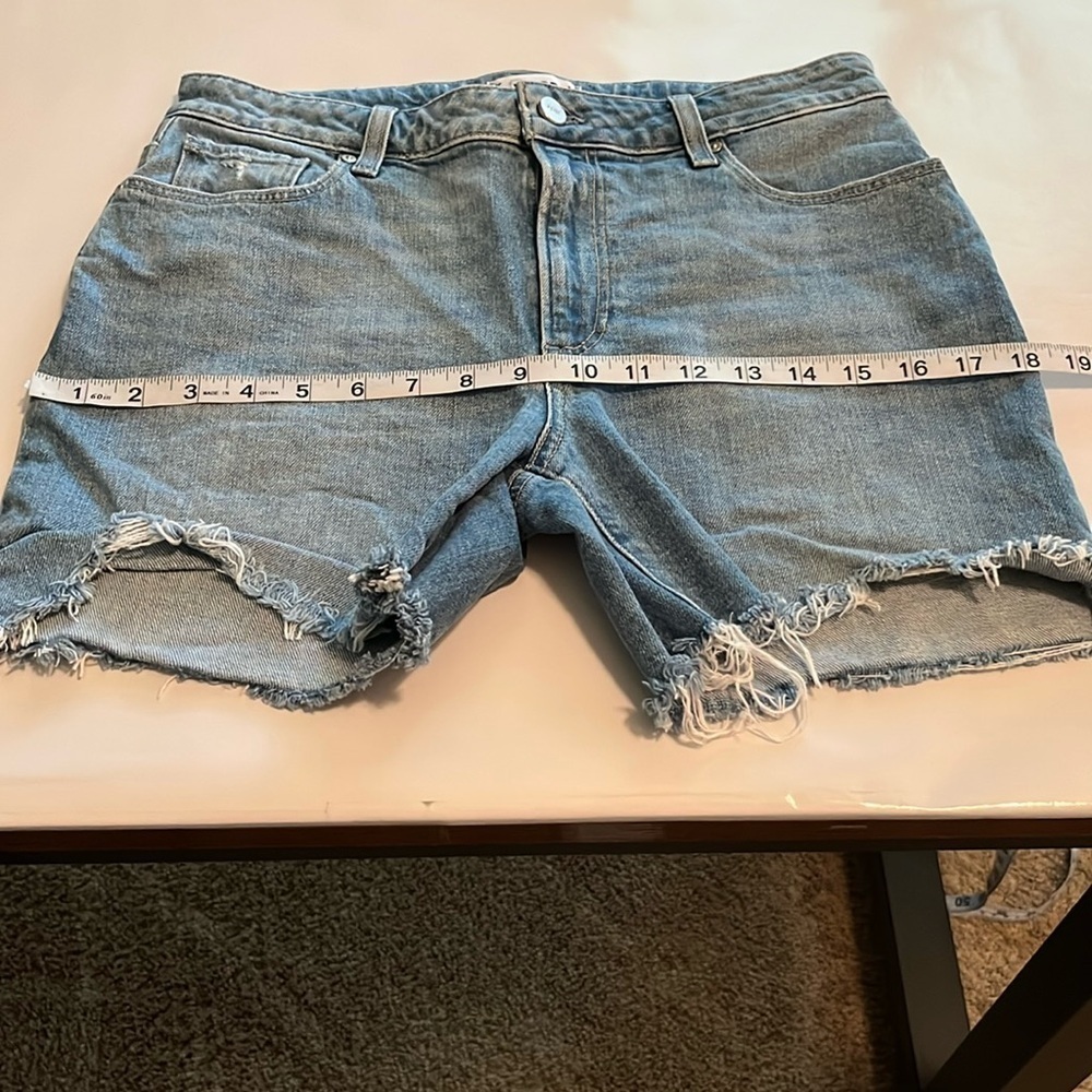 Paige Denim Sarah Longline Shorts High Rise Size 29 - Picture 4 of 16